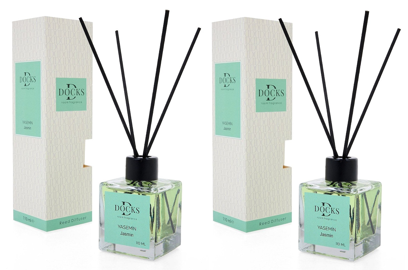 DOCKS 2'li Set Çubuklu Oda Kokusu Difüzör 110 ml - Yasemin