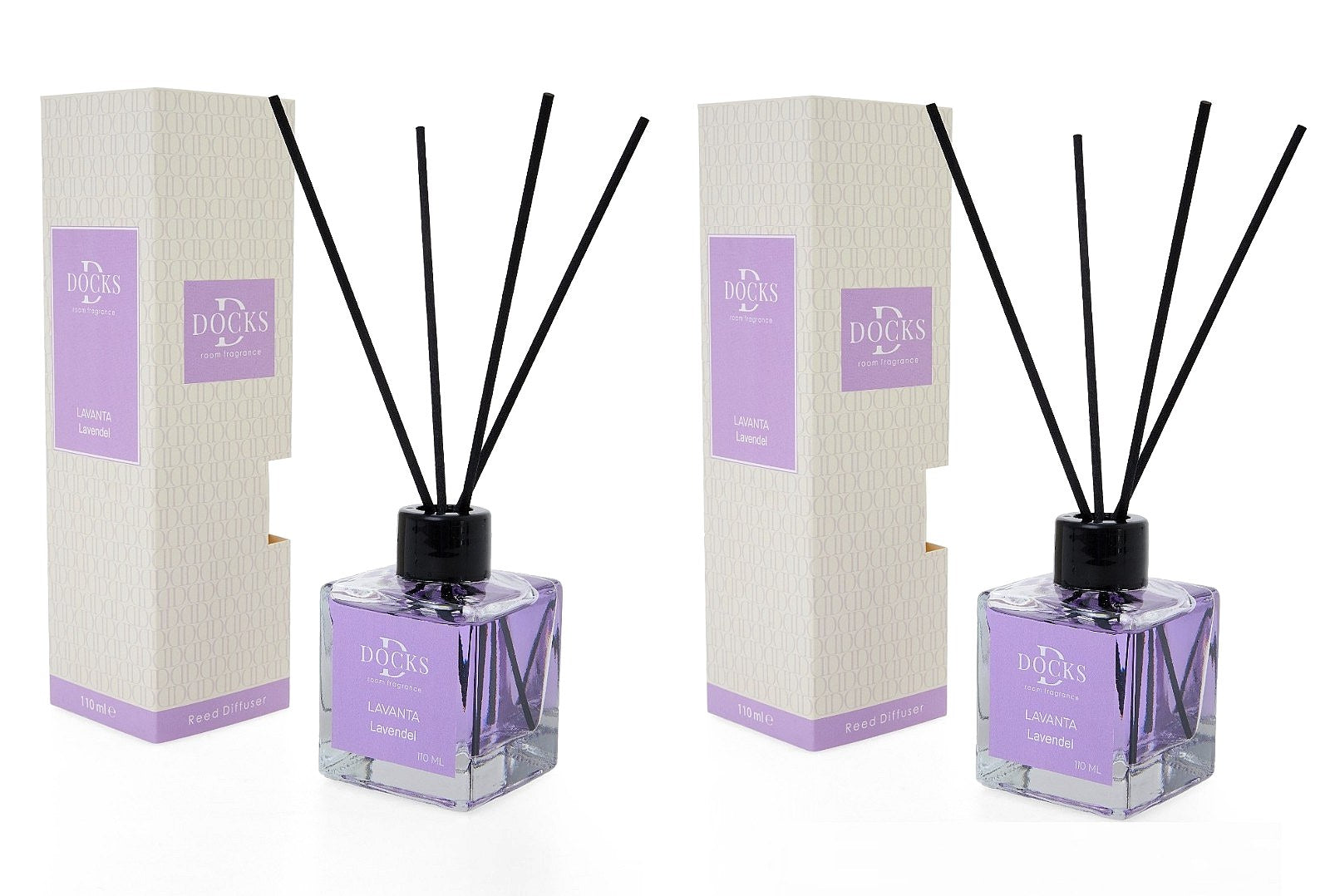 DOCKS 2'li Set Çubuklu Oda Kokusu Difüzör 220 ml - Lavanta