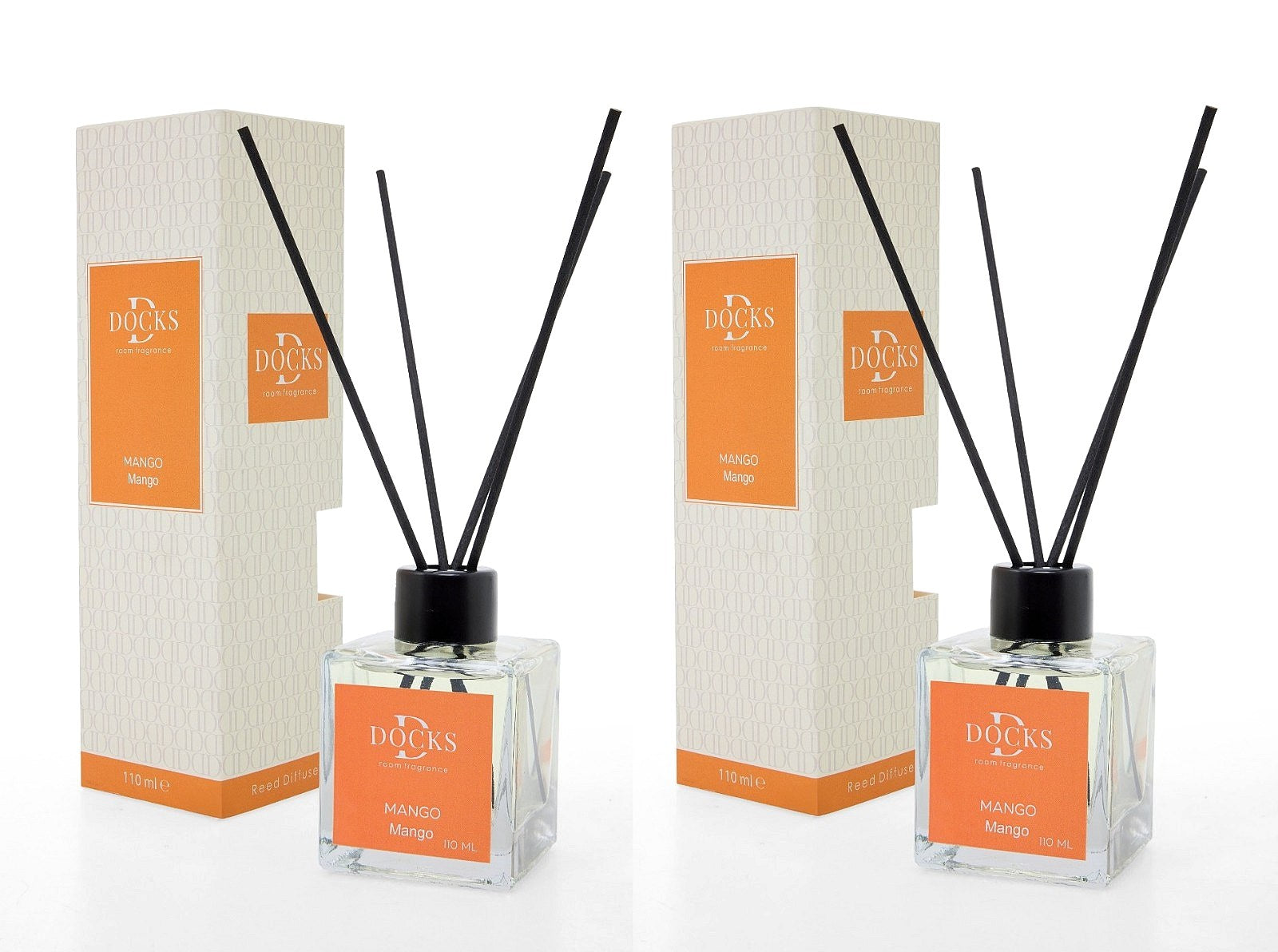 DOCKS 2'li Set Çubuklu Oda Kokusu Difüzör 220 ml - Mango